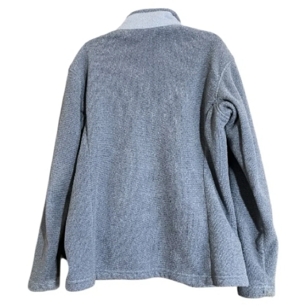 Patagonia Synchilla Women’s Fleece Jacket Full Zip Gray w/ Lavender Accents SZ M - Picture 2 of 8